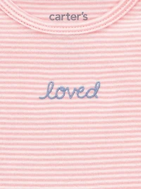 Carter's Child of Mine Ensemble 3 pièces pour bébé fille - Bleu fleuri