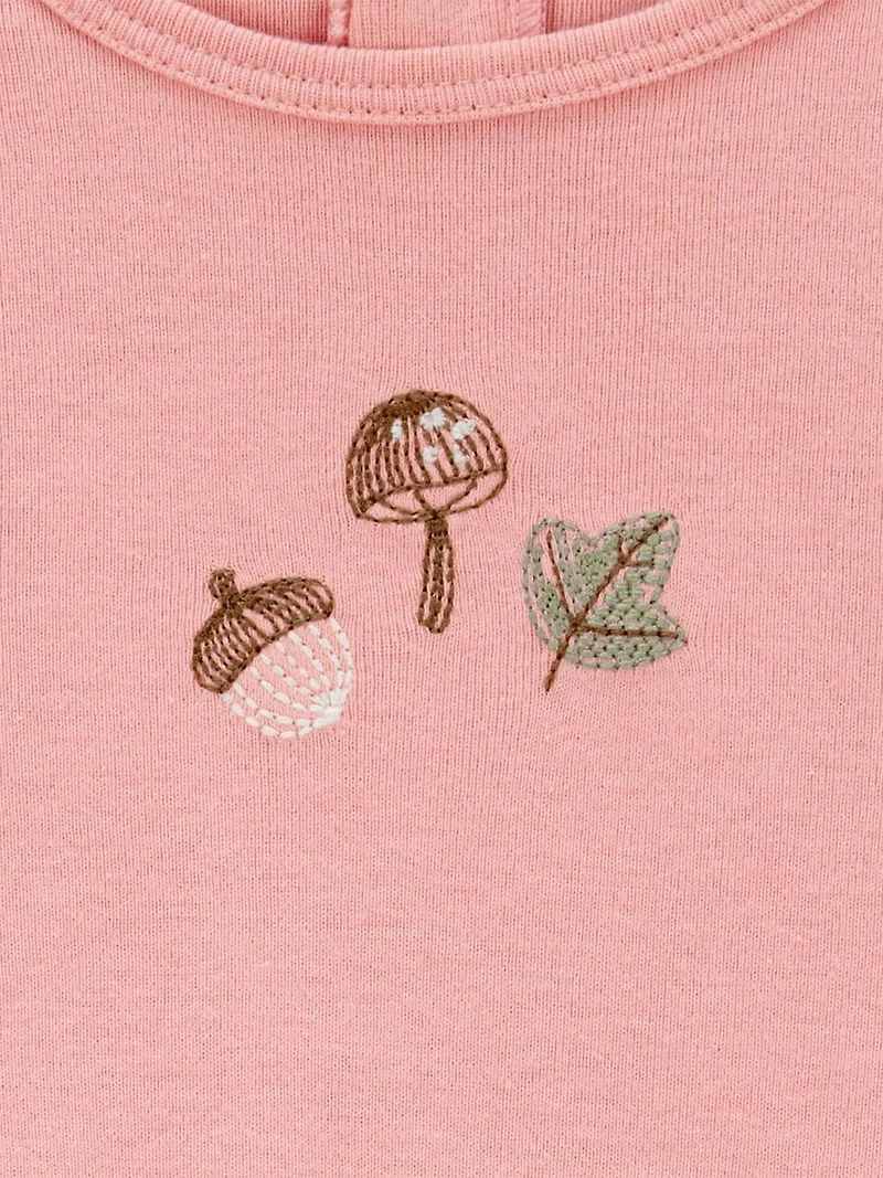 Carter's Child of Mine Baby Girls' Bodysuit Pant Set Pink Fall Icons