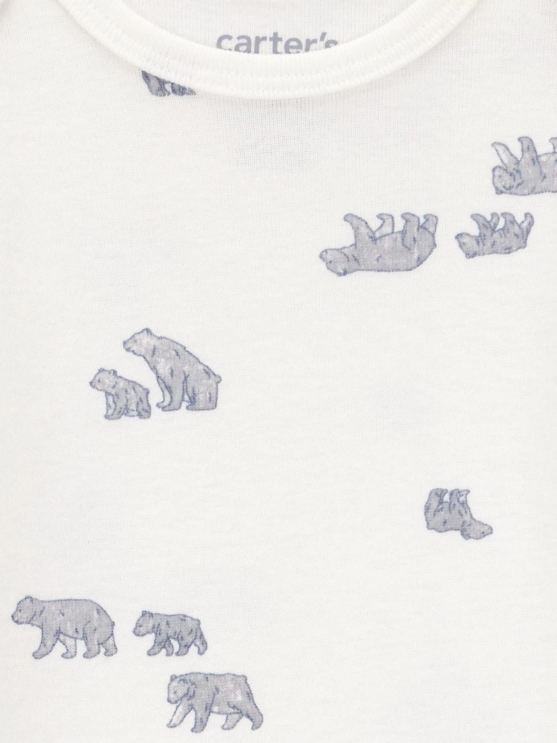 Ensemble 2 pièces pour bébé garçon Carter's Child of Mine - Ours gris Tailles Nouveau-né 24 mois