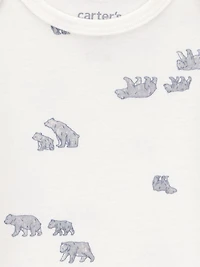 Ensemble 2 pièces pour bébé garçon Carter's Child of Mine - Ours gris Tailles Nouveau-né 24 mois