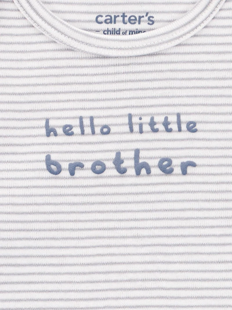 Carter's Child of Mine Baby Boys' 2 Piece Set - Grey Bear, Sizes Newborn 24 Months