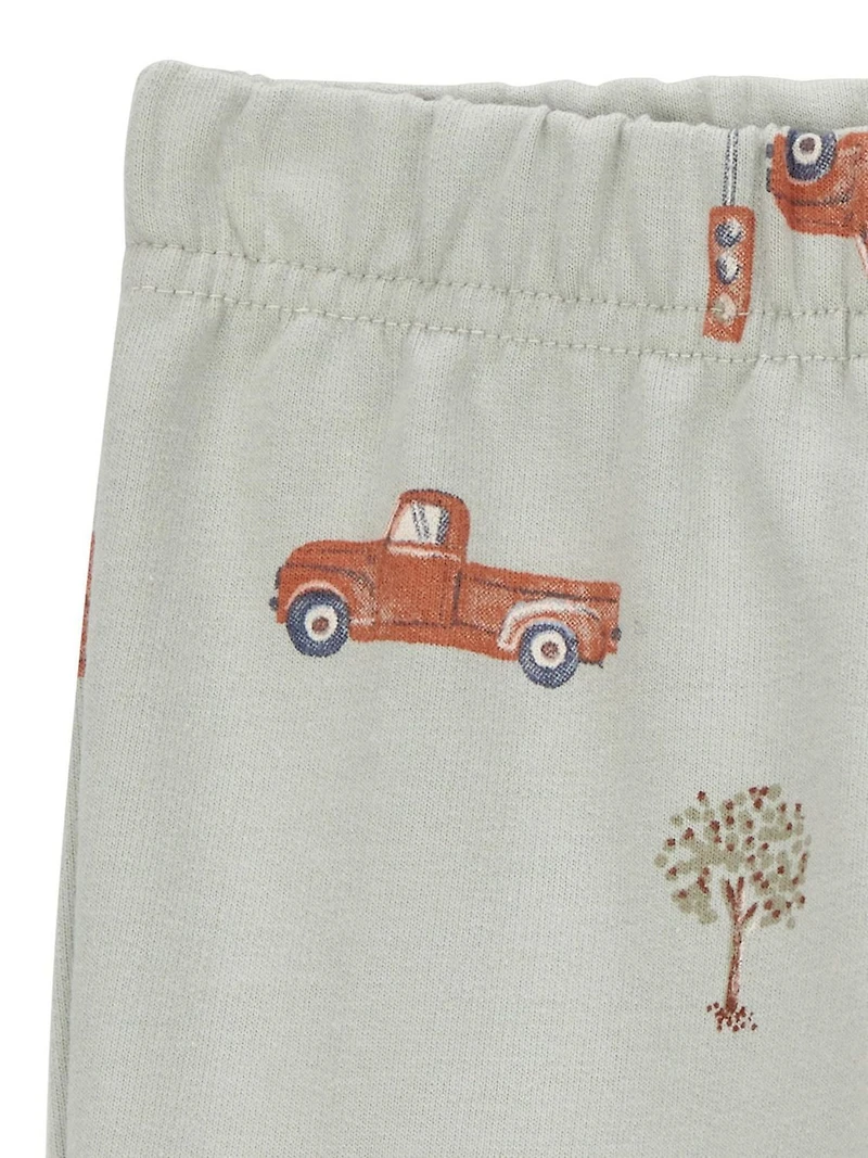 Carter's Child of Mine Baby Boys' Bodysuit Pant Set Green Truck, Sizes Newborn - 24 Months