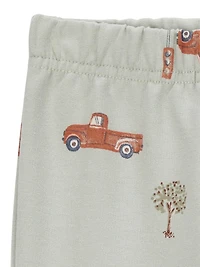 Carter's Child of Mine Baby Boys' Bodysuit Pant Set Green Truck, Sizes Newborn - 24 Months