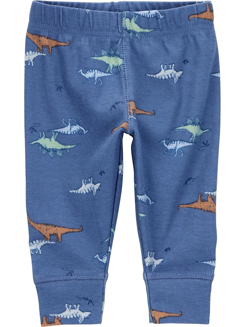 Carter's Child of Mine Baby Boys' 3 Piece Set Blue Dino, Sizes Newborn - 24 Months