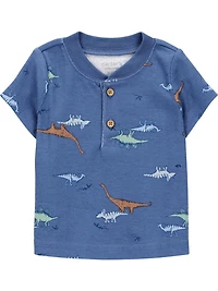 Carter's Child of Mine Baby Boys' 3 Piece Set Blue Dino, Sizes Newborn - 24 Months