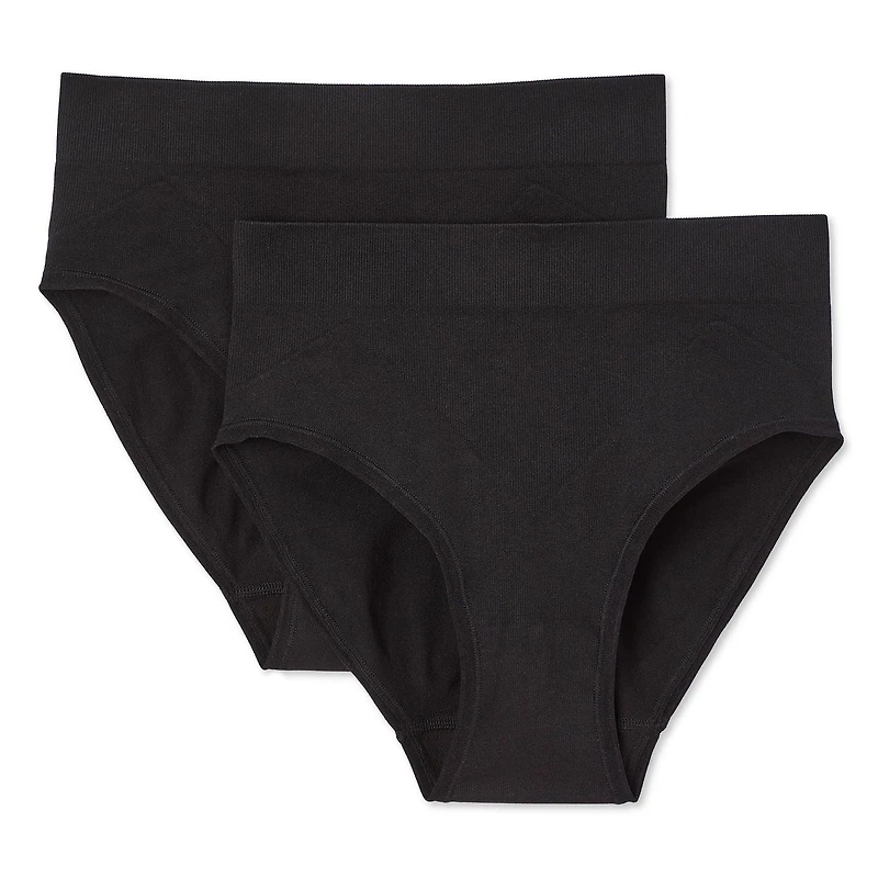 Lot de 2 culottes gainantes George pour femmes Tailles M-1X