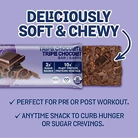 Hungry Buddha Triple Chocolat | 40g HB Barre protéinée végé