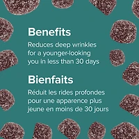 Webber Naturals Collagen30 Bioactive Collagen Peptidesᔿᒼ 2500 mg Saveur de Sureau Gélifiés Donnent à la peau une apparence lisse et saine, 110 Gelifies