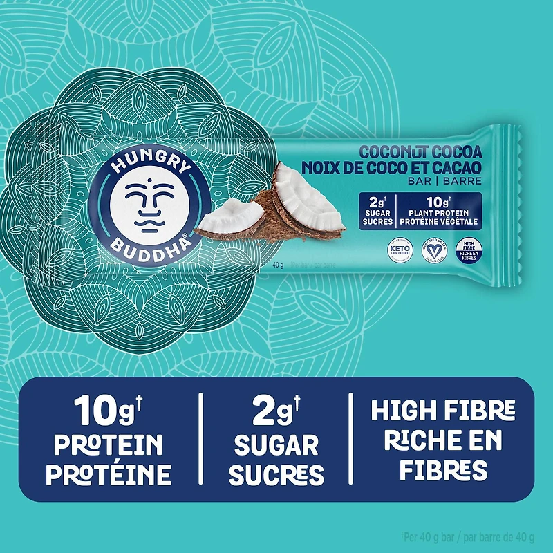 Hungry Buddha Coconut Cocoa Bar | 40g