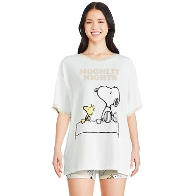 Peanuts Women's Snoopy Pajama 2-Piece Set, Sizes XS-XL