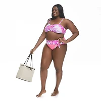 Bas de bain drapé à la taille George Plus pour femmes