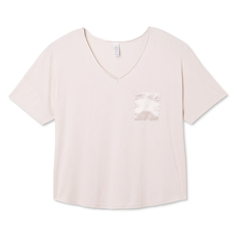 T-shirt de pyjama avec pochette George Plus pour femmes