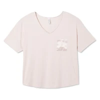 T-shirt de pyjama avec pochette George Plus pour femmes
