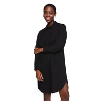 George Women's Button-Front Shirt Dress