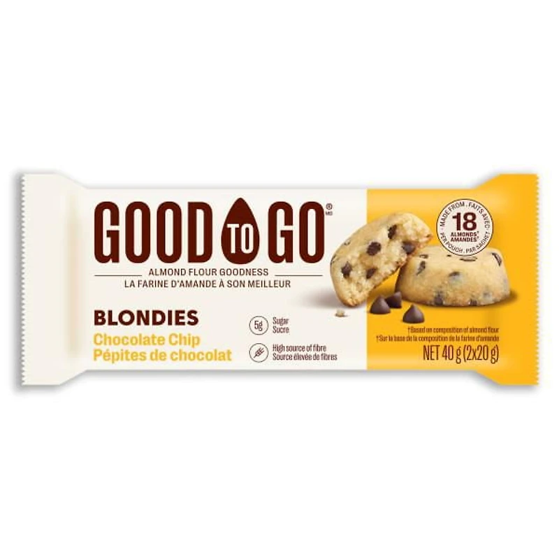 Blondies Pépites de chocolat GOOD TO GO 40g