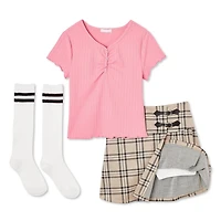 Ensemble 3 pièces avec jupe-short Btween pour filles