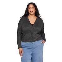George Women's Plus Hacci Cardigan, Sizes 1X-4X