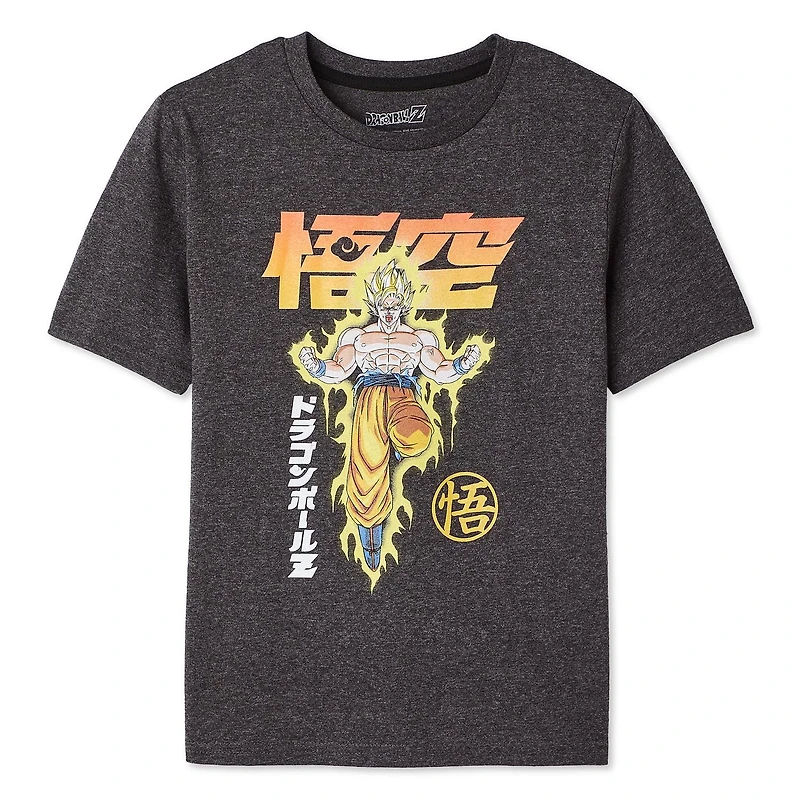 T-shirt avec imprimé Dragon Ball Z pour garçons