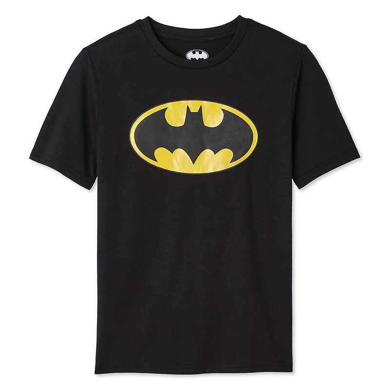 T-shirt avec imprimé Batman pour garçons Tailles TP–TG