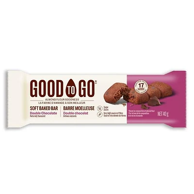 GOOD TO GO Double Chocolate Soft Baked Bars 40g
