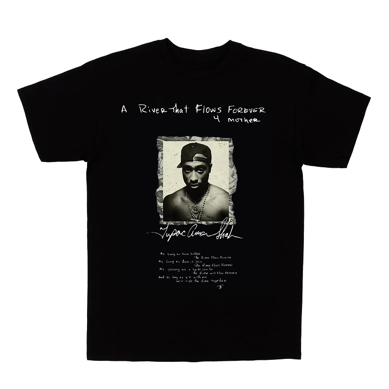 Tupac Ladies short sleeve, crew neck Tee-Shirt