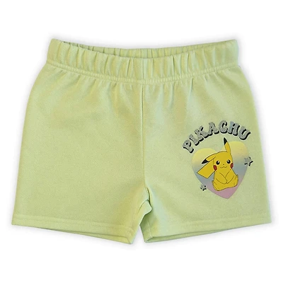Pokemon Short à la mode en polaire pour fille.