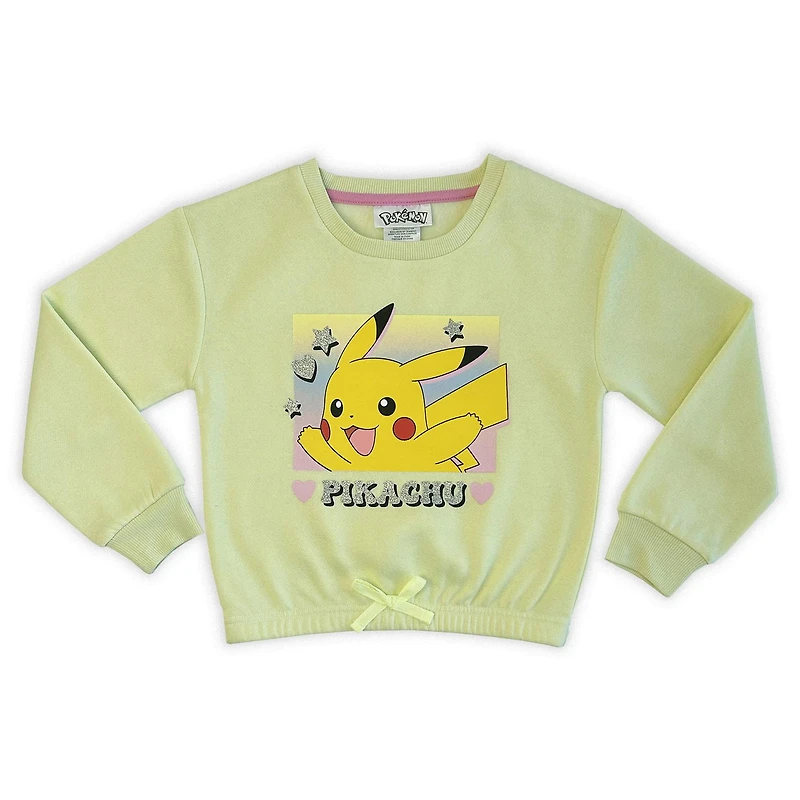 Pokemon Popover en polaire à manches longues pour fille
