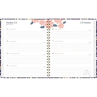 Mead® Large Weekly/Monthly Caprice Hardcover Planner
