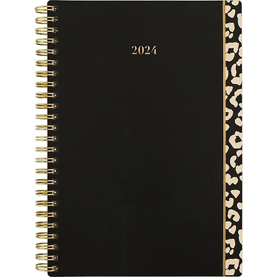 Cambridge® Small Weekly/Monthly Panthera Printed Poly Planner