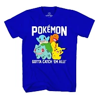 T-shirt à manches courtes Pokemon Team pour garçon