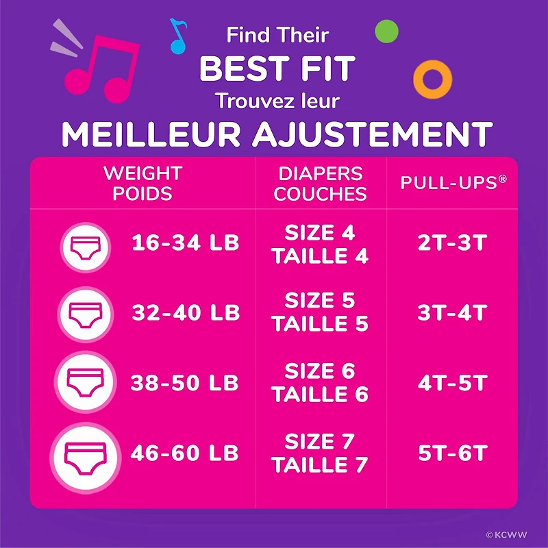 Pull-Ups Girls' Potty Training Pants, Giga Pack