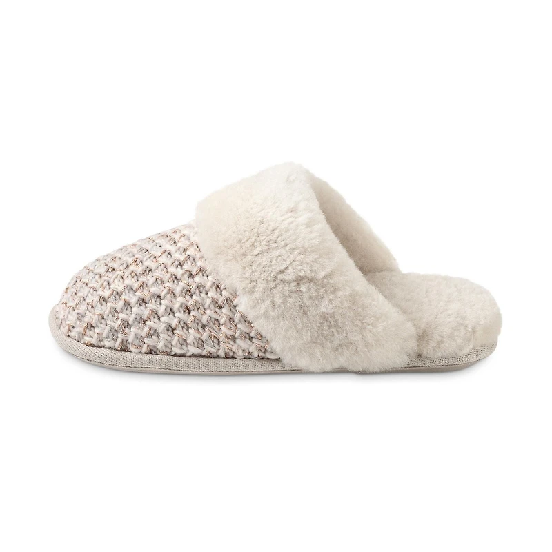 JUST SHEEPSKIN® Women's Addington Knit Mule Slippers