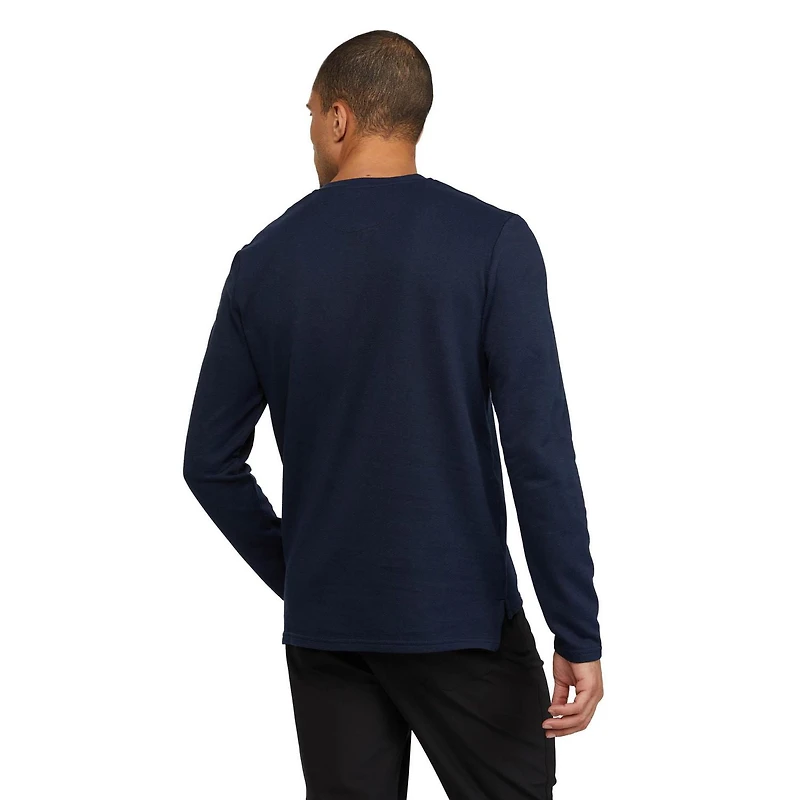 T-shirt Henley à manches longues Mexx pour hommes