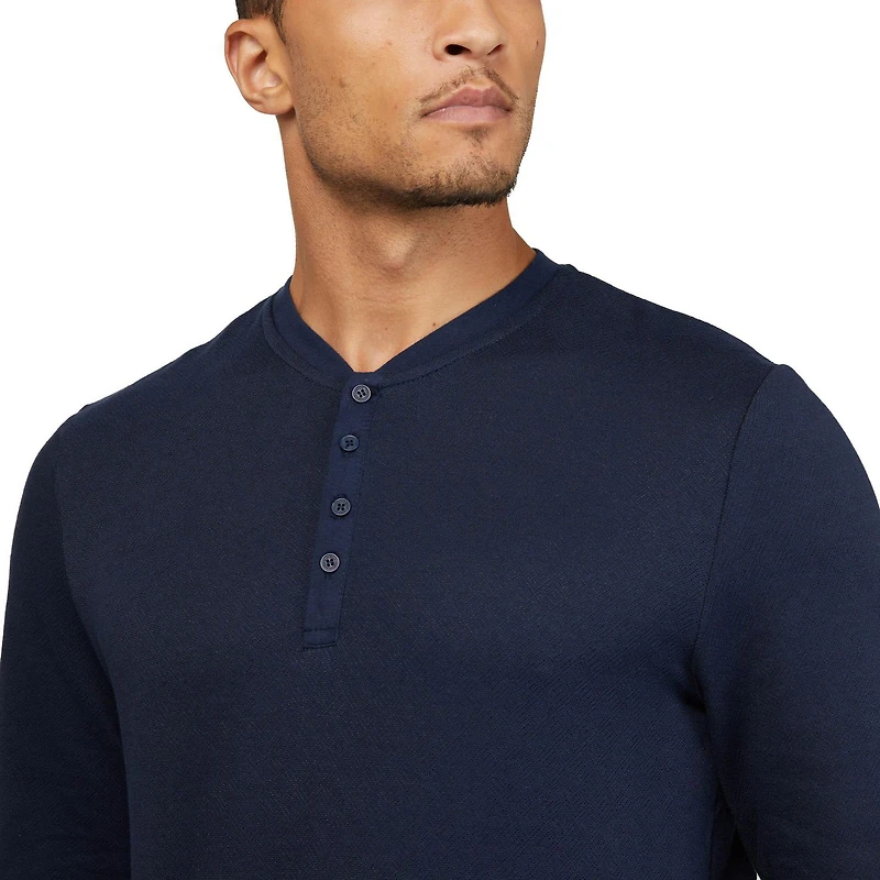 T-shirt Henley à manches longues Mexx pour hommes