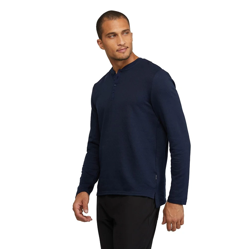 T-shirt Henley à manches longues Mexx pour hommes