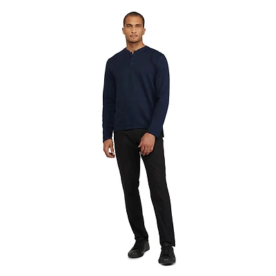 T-shirt Henley à manches longues Mexx pour hommes