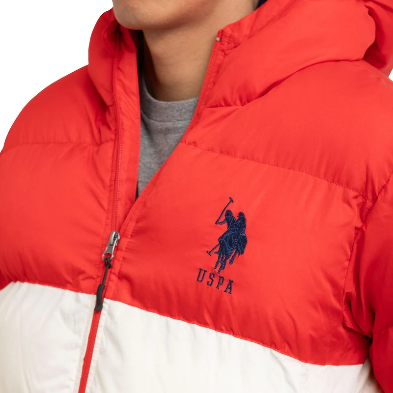 U.S. POLO ASSN. DOUDOUNE TRICOLORE