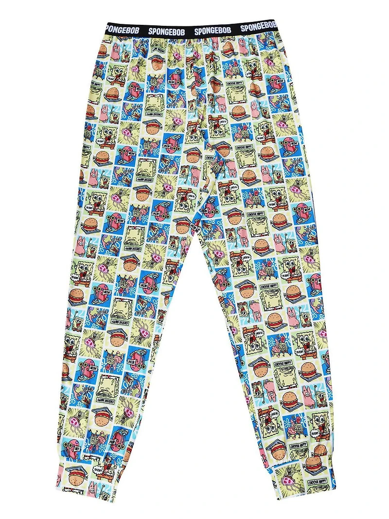 Spongebob Squarepants Knit Sleep Pant - Adults - Men, Sizes: S-XL