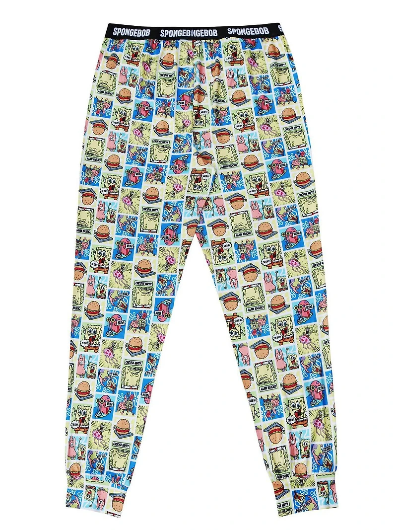 Spongebob Squarepants Knit Sleep Pant - Adults - Men, Sizes: S-XL