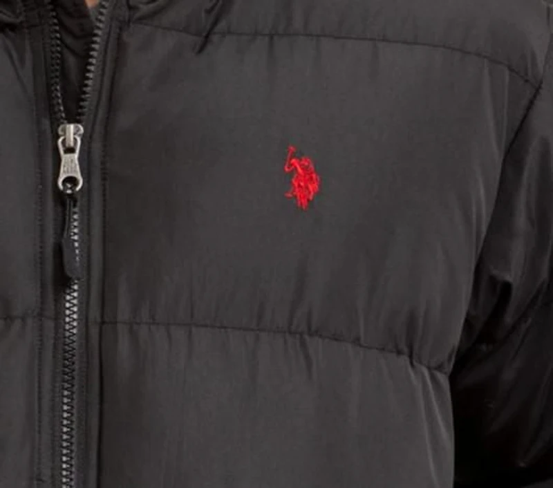 U.S. POLO ASSN. MENS ROLL PADDED PUFFER JACKET