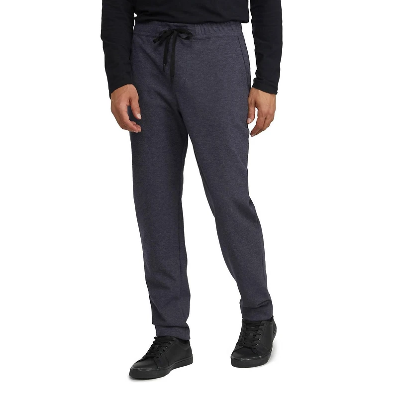 Pantalon de jogging en ponte brossé avec taille élastique pour hommes Mexx