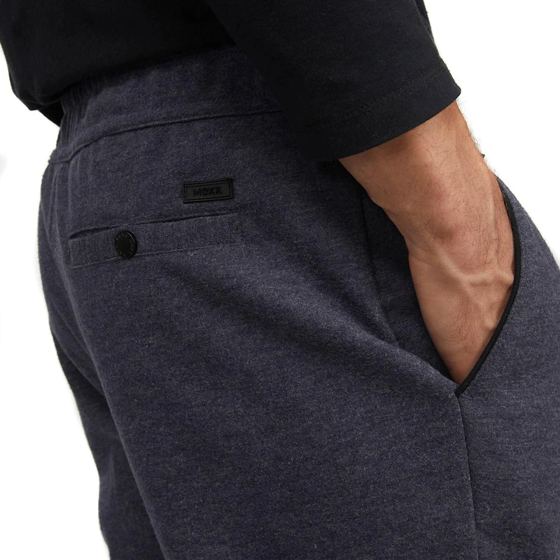 Mexx Men’s Brushed Ponte Elastic Waist Joggers