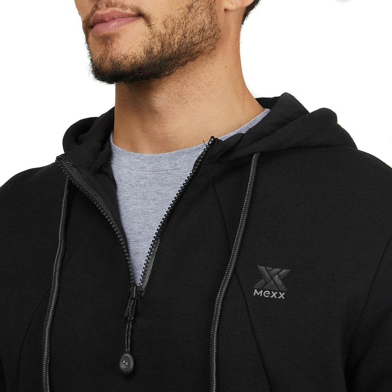 Sweat à capuche en polaire zippé pour homme Mexx