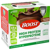 BOOST High Protein Meal Replacement Drink – Chocolate, 6 x 237 ml, 6 x 237 ML