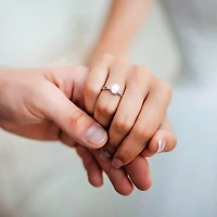 Miabella Freshwater Cultured Pearl and 1/10 Carat T.G.W. Cubic Zirconia Sterling Silver Cocktail Ring