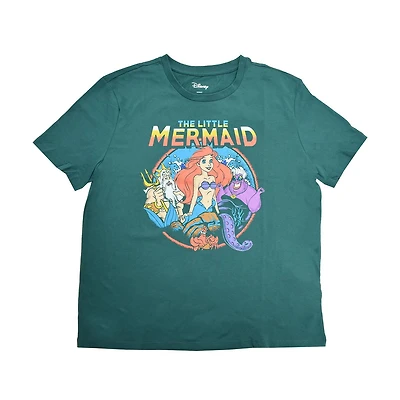 Disney Ladies Mermaid Crew Short Sleeve T-Shirt