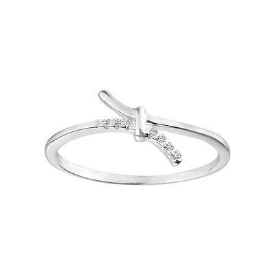 Charisma sterling silver bypass ring