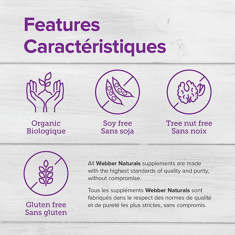 Gélules huile de lin de Webber Naturals pressées à froid Source végétale d’oméga-3 et 6, 210 gélules
