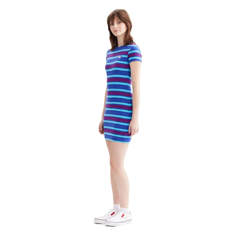 AIRWALK FEMME ROBE CÔTELÉE RAYÉE