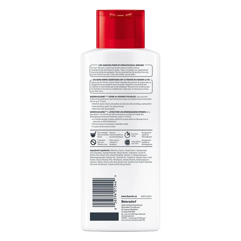 EUCERIN Calming Intensive Itch Relief Lotion for Itchy Dry Skin | Body, 250mL